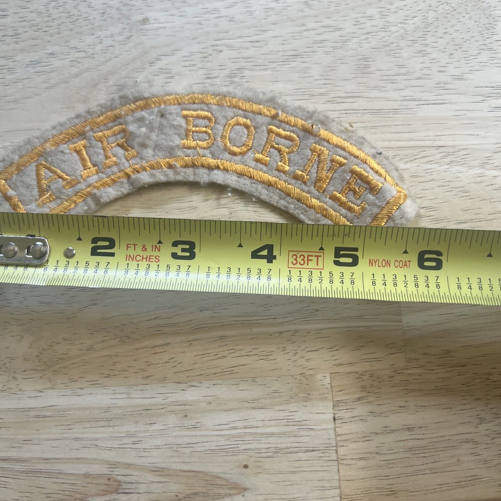 VTG AIR BORNE FELT PATCH