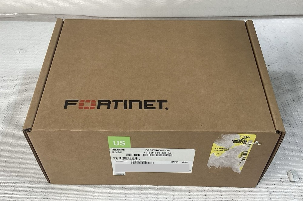 Fortinet FortiGate 61F Network Security/Firewall Appliance