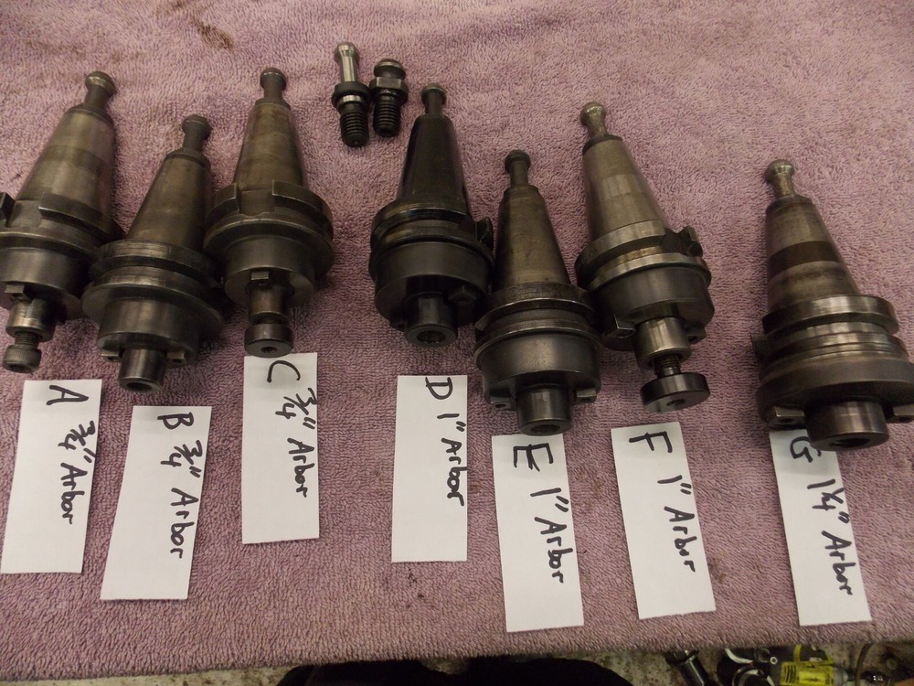 Command BT40 Shell Face Mill Tool Holder Stud 3/4" 1" or 1-1/4" Arbor Size Cat40