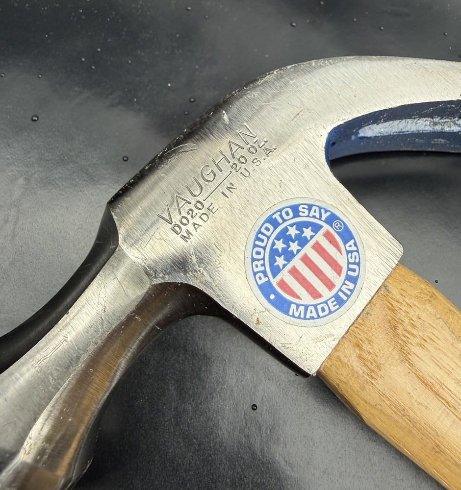 Excellent Condition Vaughan DO20 Claw Hammer