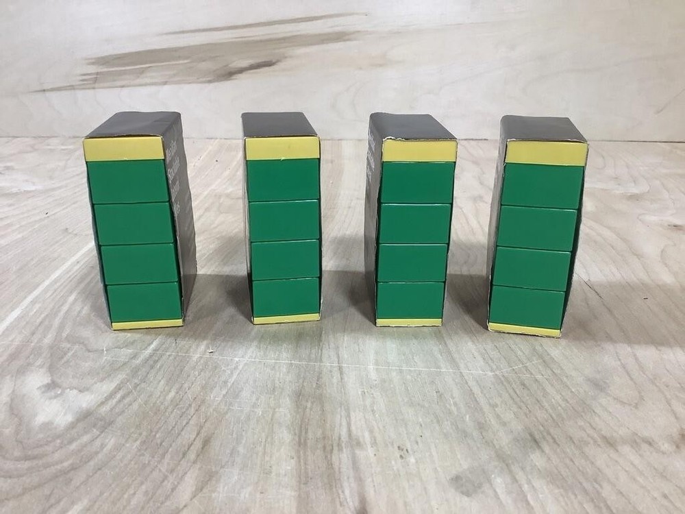 4 Vintage Herman Miller MERIDIAN Stackable Files Promo Stackable Blocks Green
