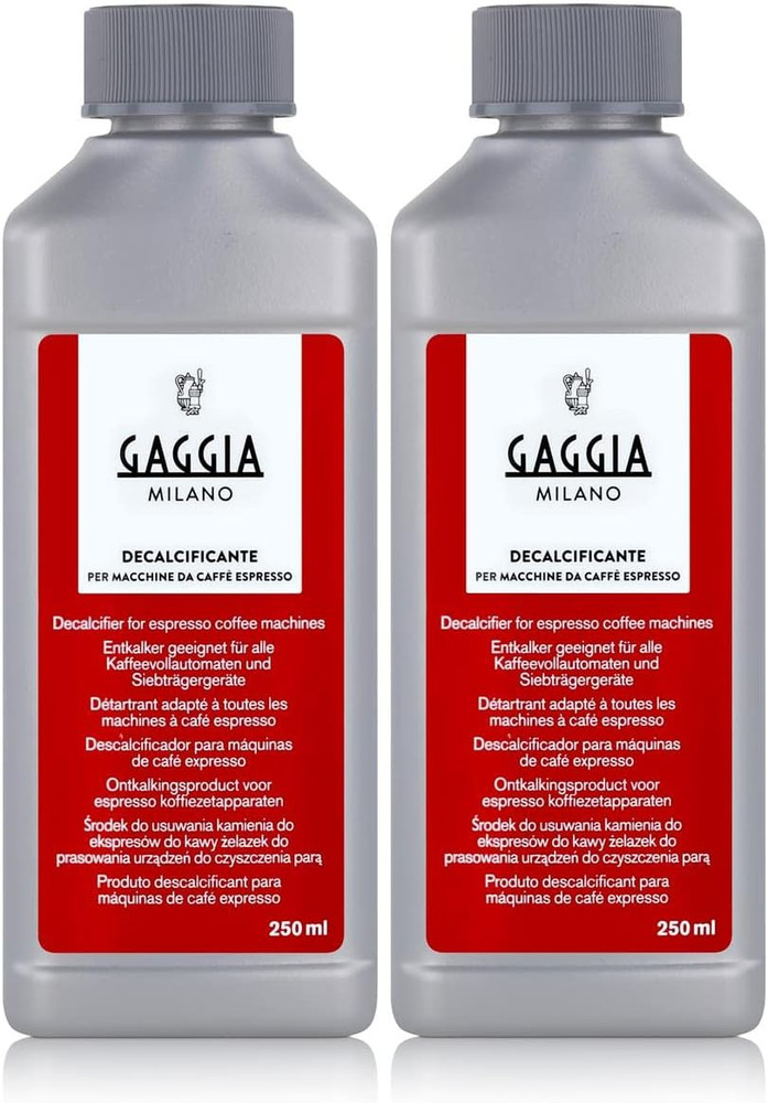 Gaggia Decalcifier Descaler Solution 250ml (2 Bottles)