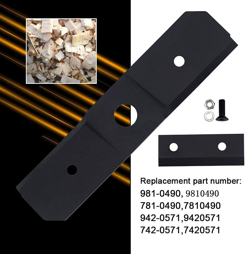 Durable Chipper Blade Kit Compatible with Multiple Brands - Versatile & Reliable