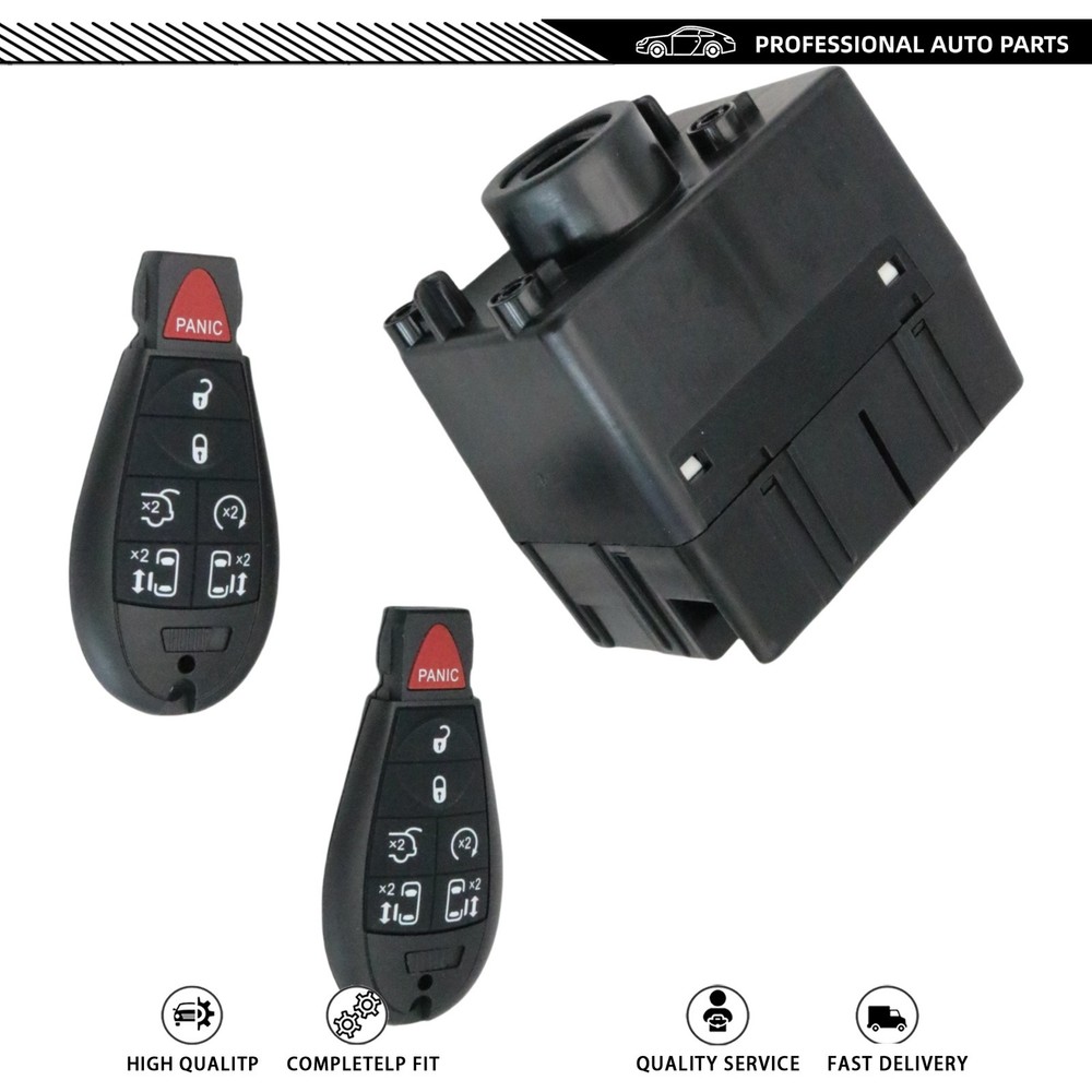 For 09-12 Dodge Ram 1500 Wireless Ignition WIN Module Node -Programmed w/Keys
