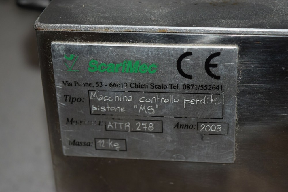 Scari Mec Testing Machine with Manometer