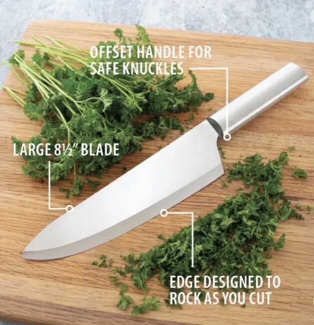 Rada French Chef Knife (Silver Handle)
