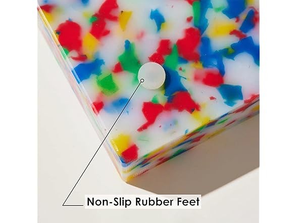 Confetti Recycled Plastic Cutting Board 11”X9” (work surface)