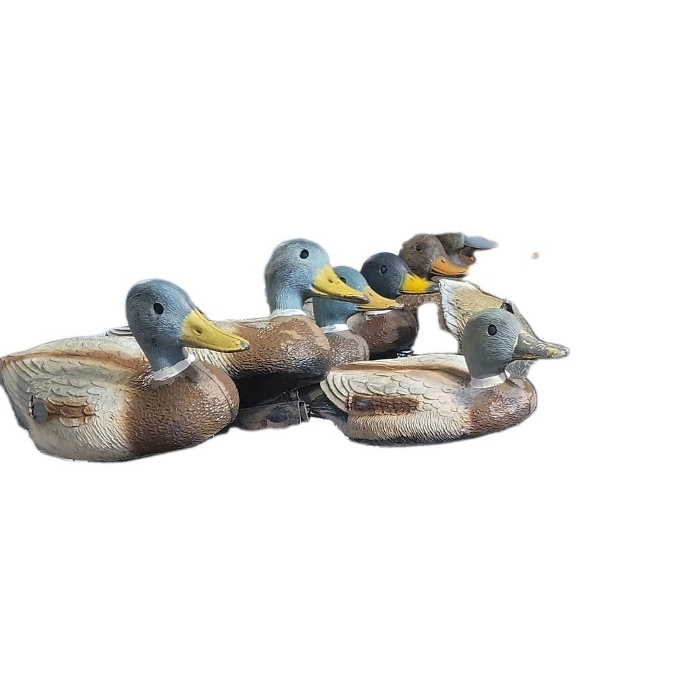 Flambeau Mallard Floating Decoy Set Multicolor Plastic 9 Pieces