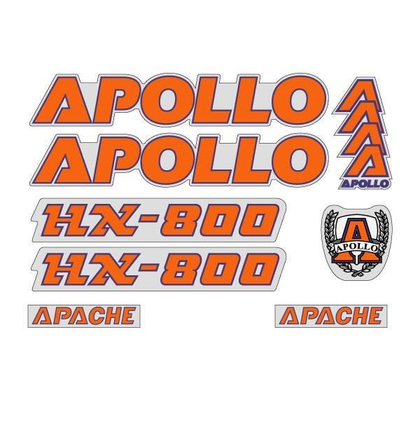 Apollo - Apache - Orange decal set - Old school bmx