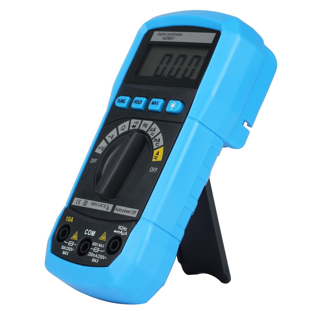 ADM01 DMM Digital Multimeter Hand-held LCD Display Auto Range AC/DC QMCM