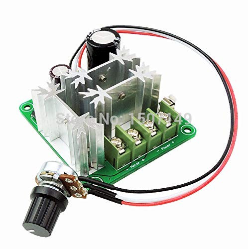 15A PWM DC Motor Speed Controller, 6V-90V, PLC, Variable Regulator, CCMHCN, Knob