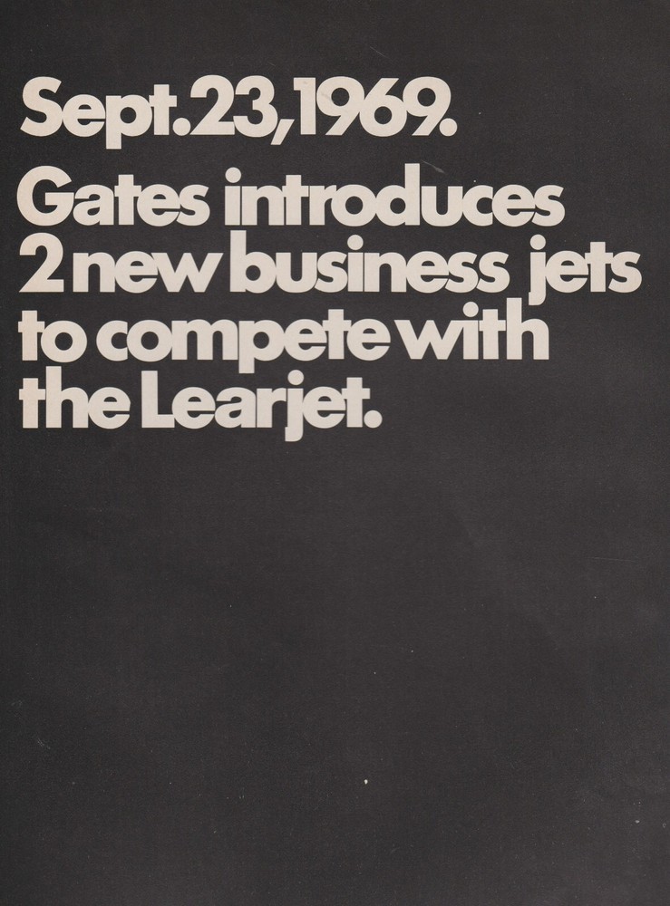 Aviation Magazine Print - Gates Learjet Model 25 (1969)