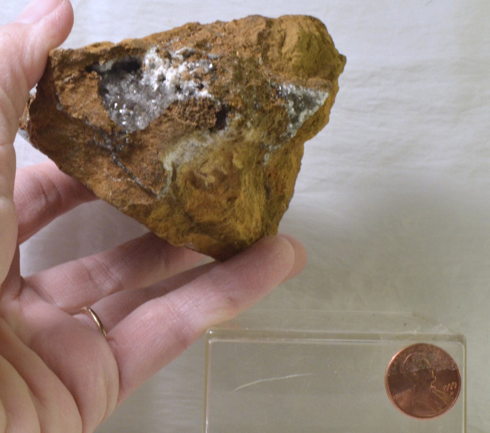 #2517 Large Blue Barite in matrix - Morocco