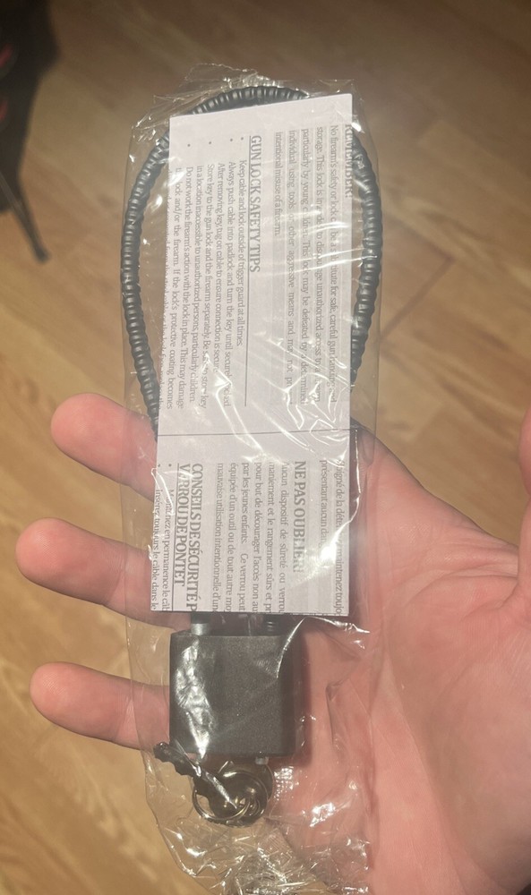 Gun Lock - Cable + Keys (NEW/ UNUSED)