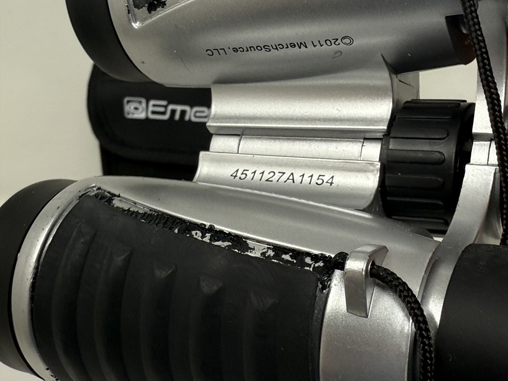 Emerson UV Coated Binoculars W/ Protective Carrying Pouch Ruby Colored Optics