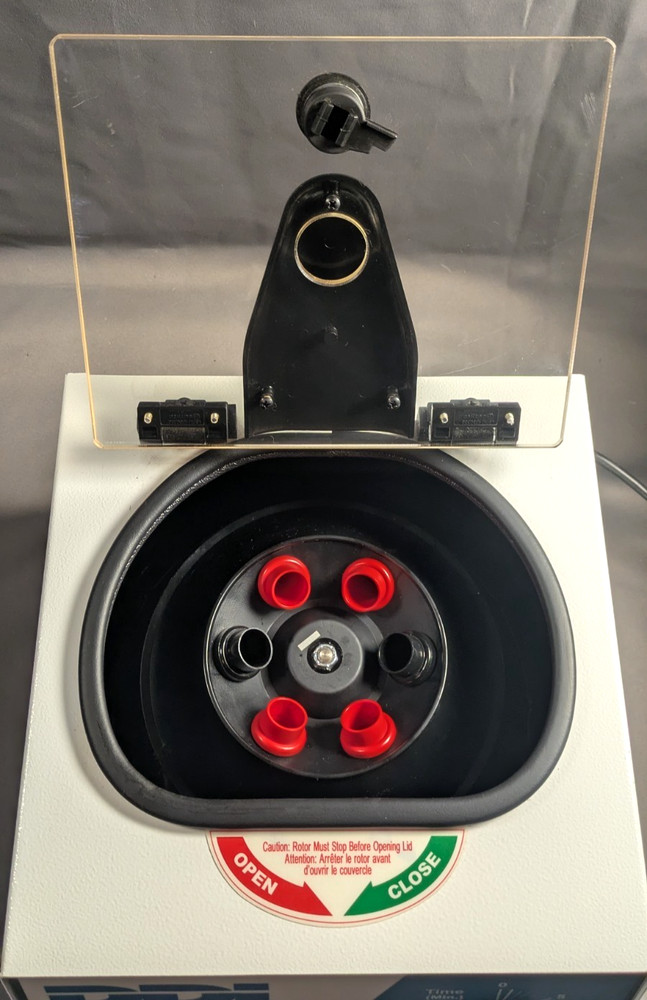 Drucker DDI Dynamic Diagnostics Model 614B Laboratory Centrifuge Timer + 6 Tubes
