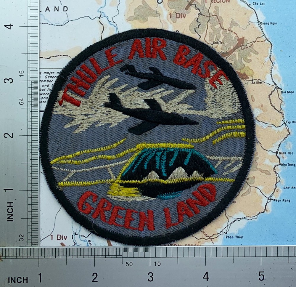 PATCH US AIR FORCE THULE AIR BASE GREENLAND , t11-259