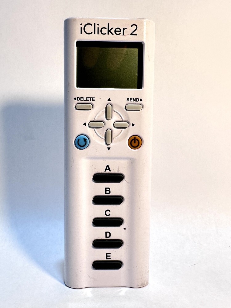 iClicker 2 - Student Resonse Remote For The College Classroom White Controller