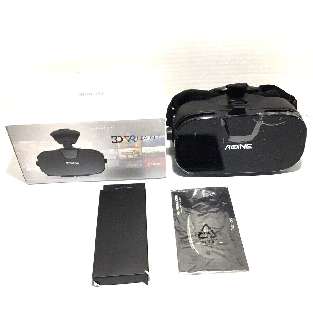 Virtual Reality Glasses 3D VR BOX with Headset Remote Control for Android iPhone