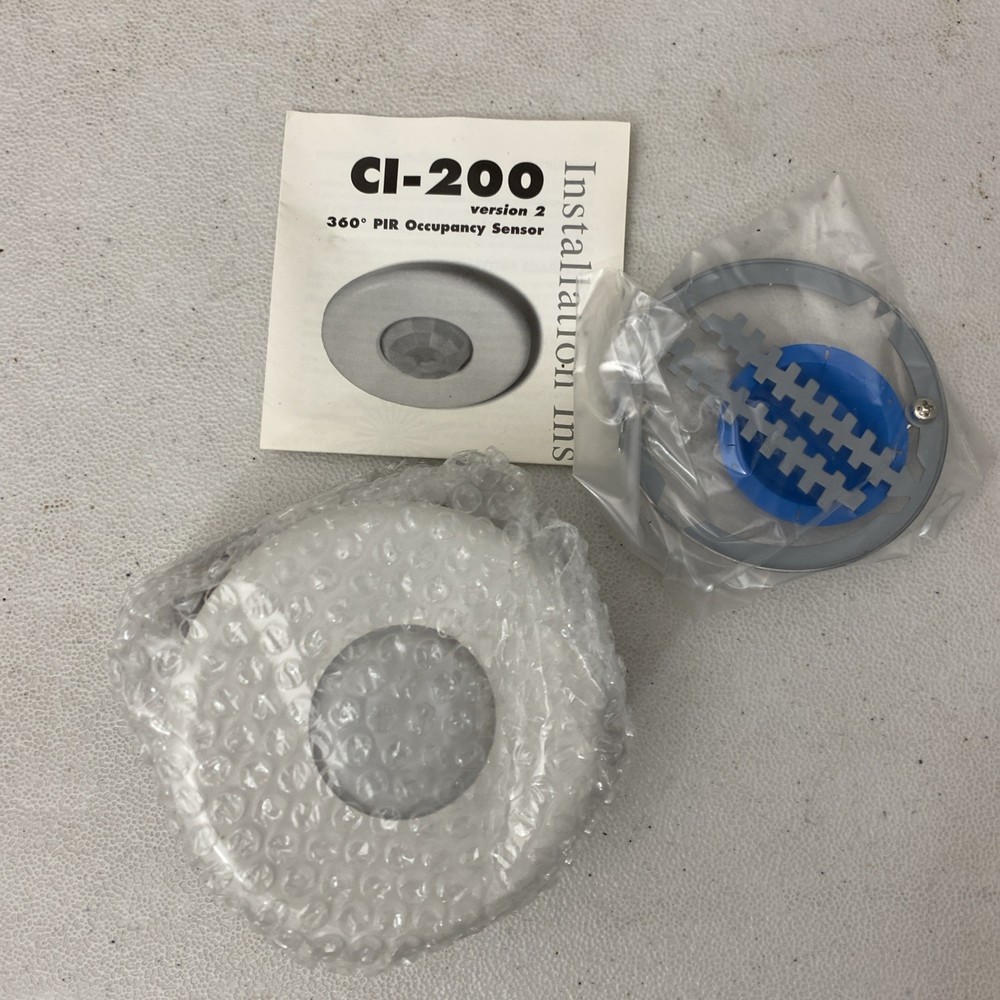 WattStopper CI-200, 24V DC, PIR, Occupancy Sensor, White, Ceiling mount