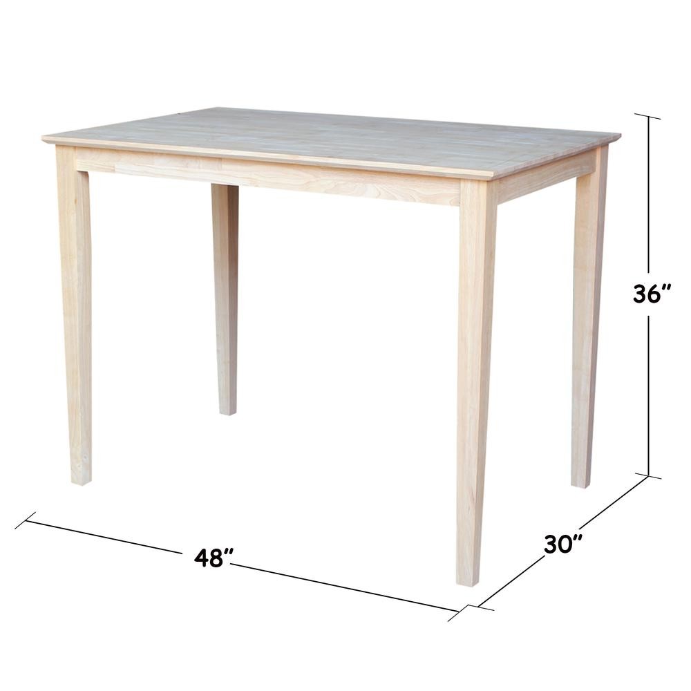 Solid Wood Top Table
