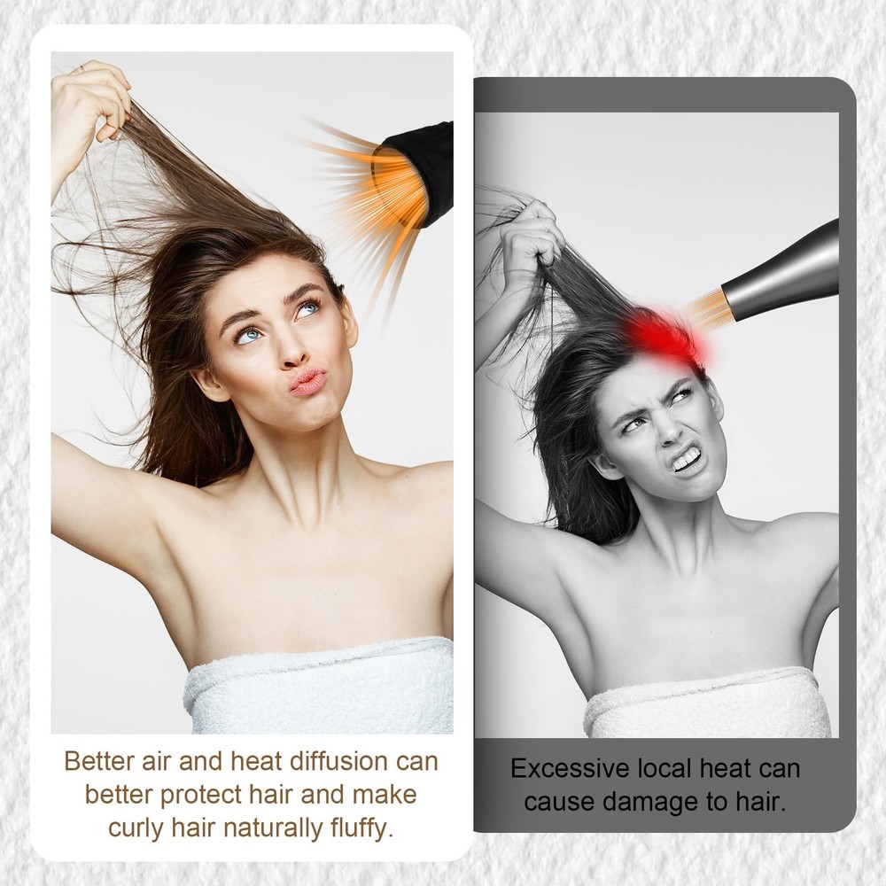 Universal Hair Dryer Diffuser Sock, Difuser Cap for Dryer...