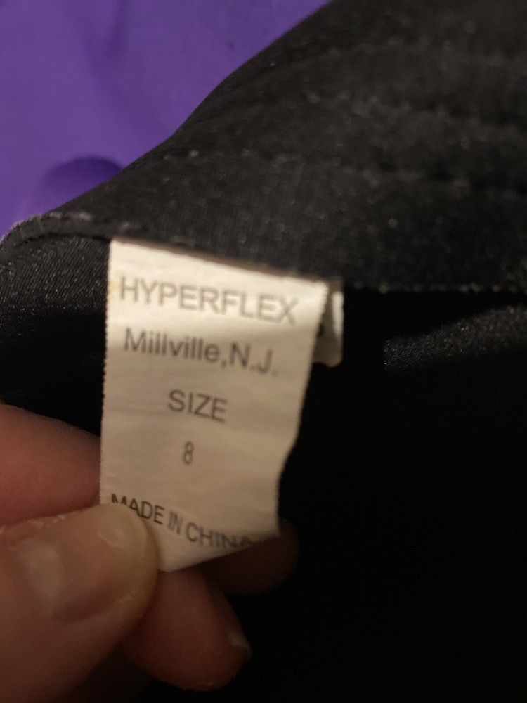 Hyperflex Wet Suit Short Sleeve Black Purple Size 8 Small