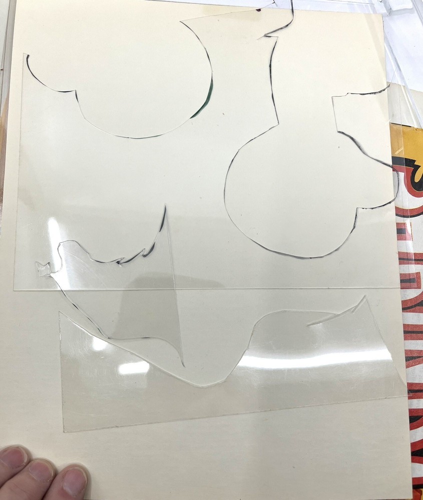 Vtg 1974 SHRINKY DINKS Refill Kit ONLY 5 Plastic SHEETS Left-Pattern Ideas Book