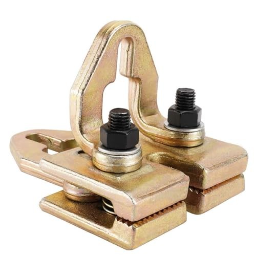 Heavy Duty 5 Ton Car Pulling Hook Right Angle 2 Way Auto Body Pull Clamp for