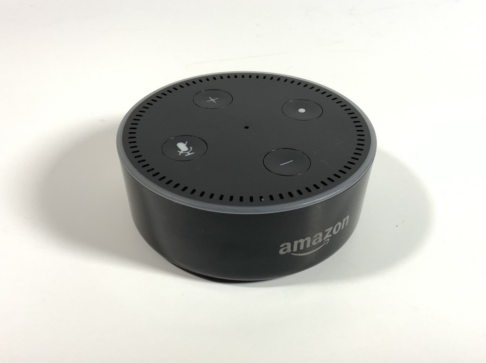 Amazon Echo Dot 2nd Generation Smart Speaker RS03QR Black Very Good Condition