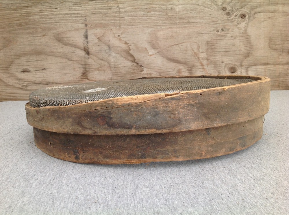 Antique Large 18" Round Sifter