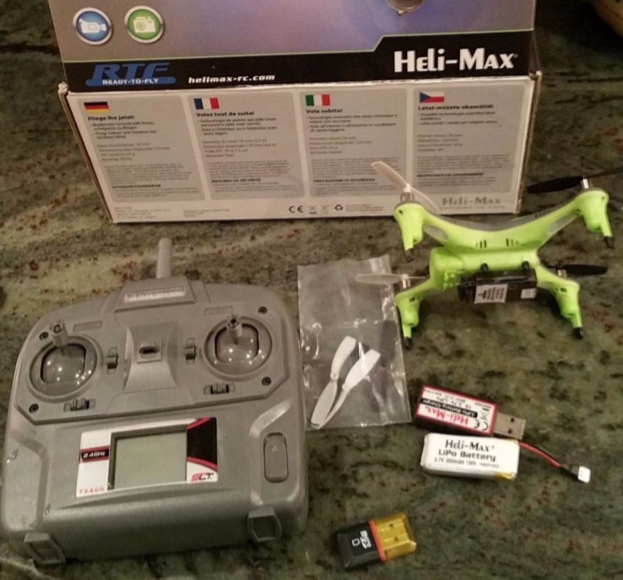 Heli-Max 1Si ReadyToFly Quadcopter, Drone, Video Camera, Auto Return HMXE0832