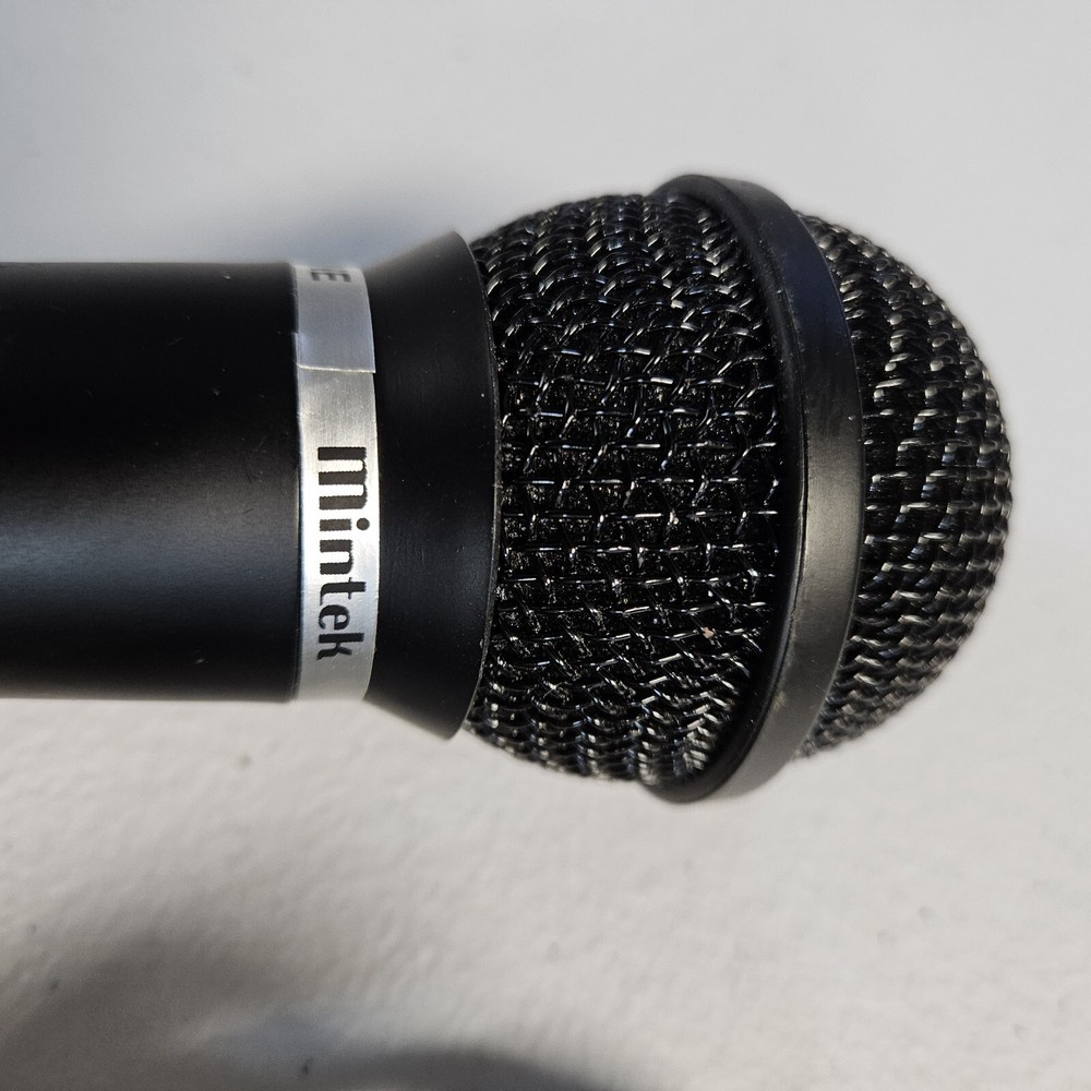 MC-1000 Mintek Dynamic Microphone Unidirectional Handheld With 10ft Cord Tested