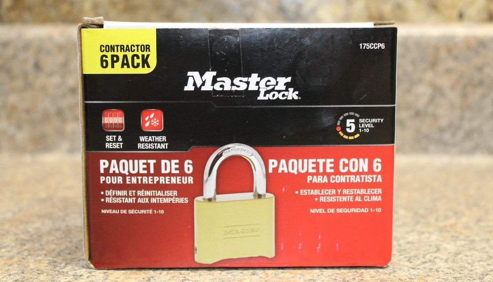 Masterlock Contractor 6-pack Padlock