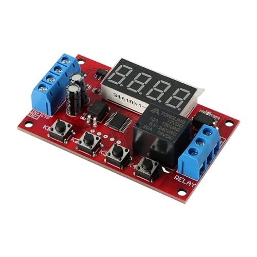 12V Multi-Mode Time Delay Relay Module, Adjustable Delay Timer, for 12v