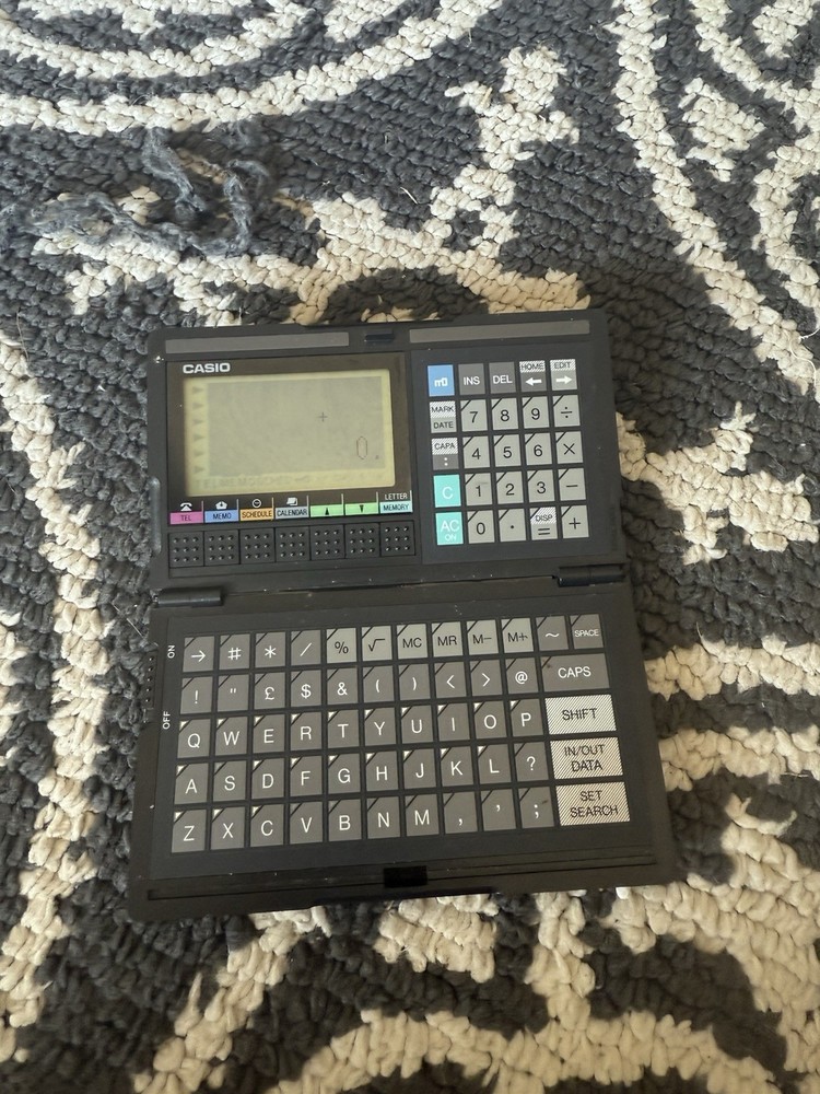 *CASIO DIGITAL DIARY SF-4000 LCD POCKET*** Vintage Database Calculator Working