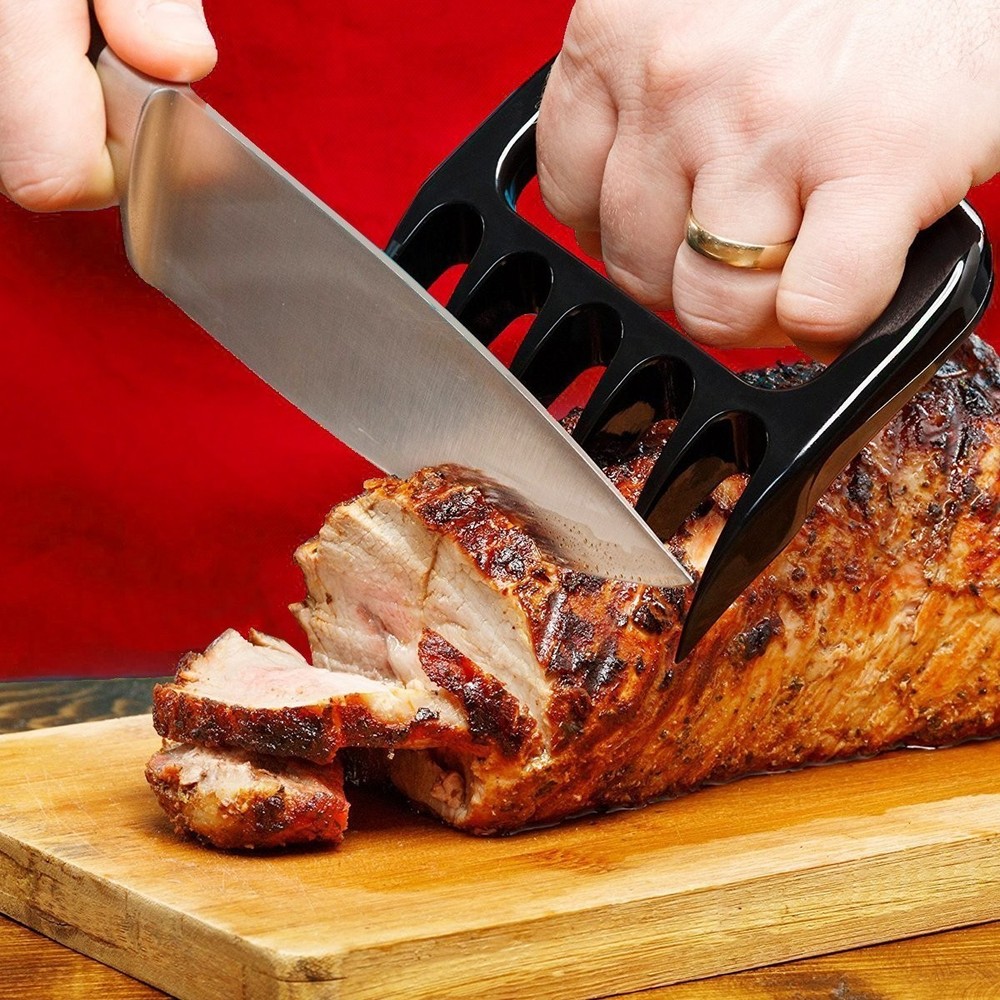 Pulled Pork Shredder Claws 2 Pack Heavy Duty BBQ Meat Handler Forks