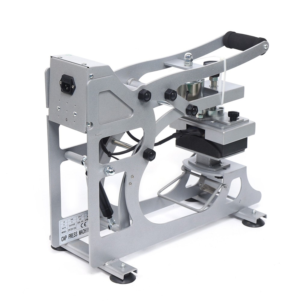 2in1 Magnetic Semi-automatic Cap Hat Heat Press Transfer Sublimation Machine LCD