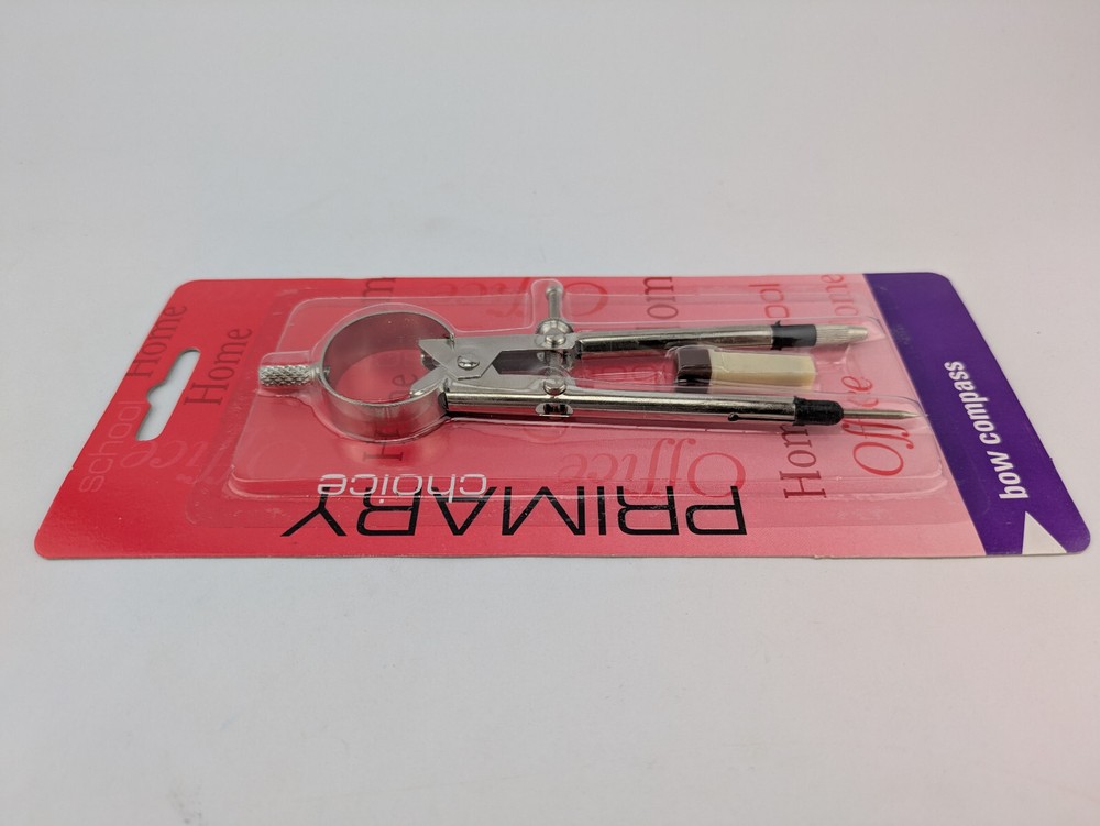 Bow Compass with Extra Lead Container - Engineering Drawing Tool