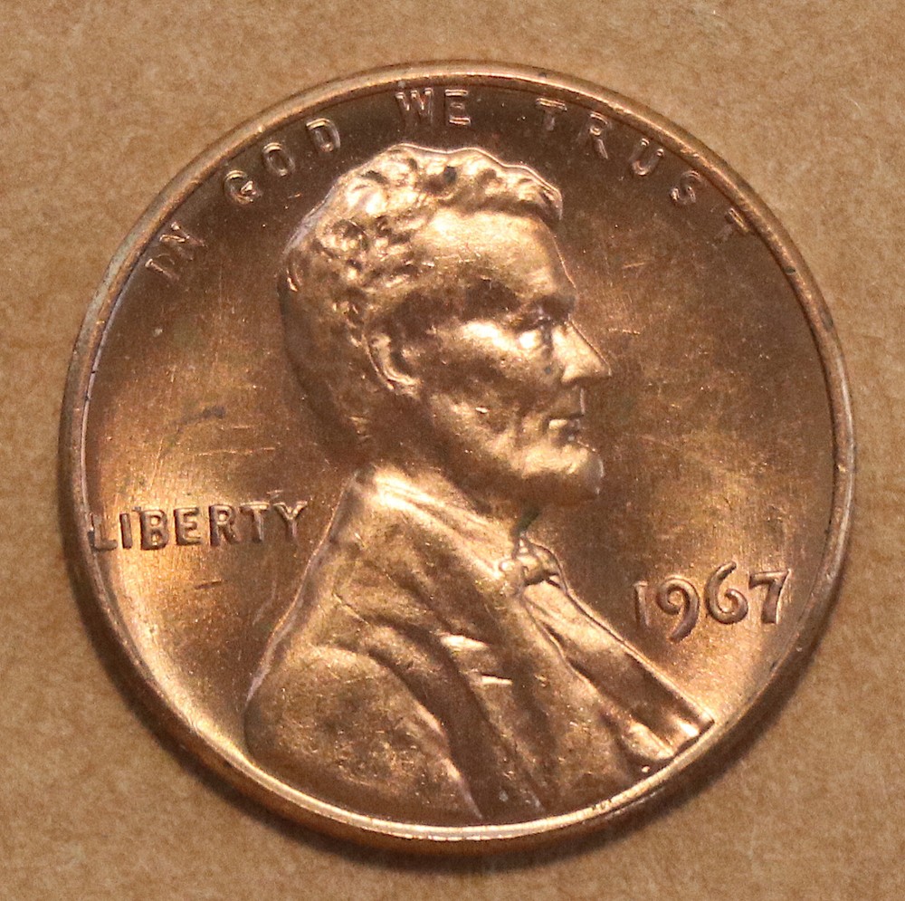 1967 Lincoln Memorial cent BU