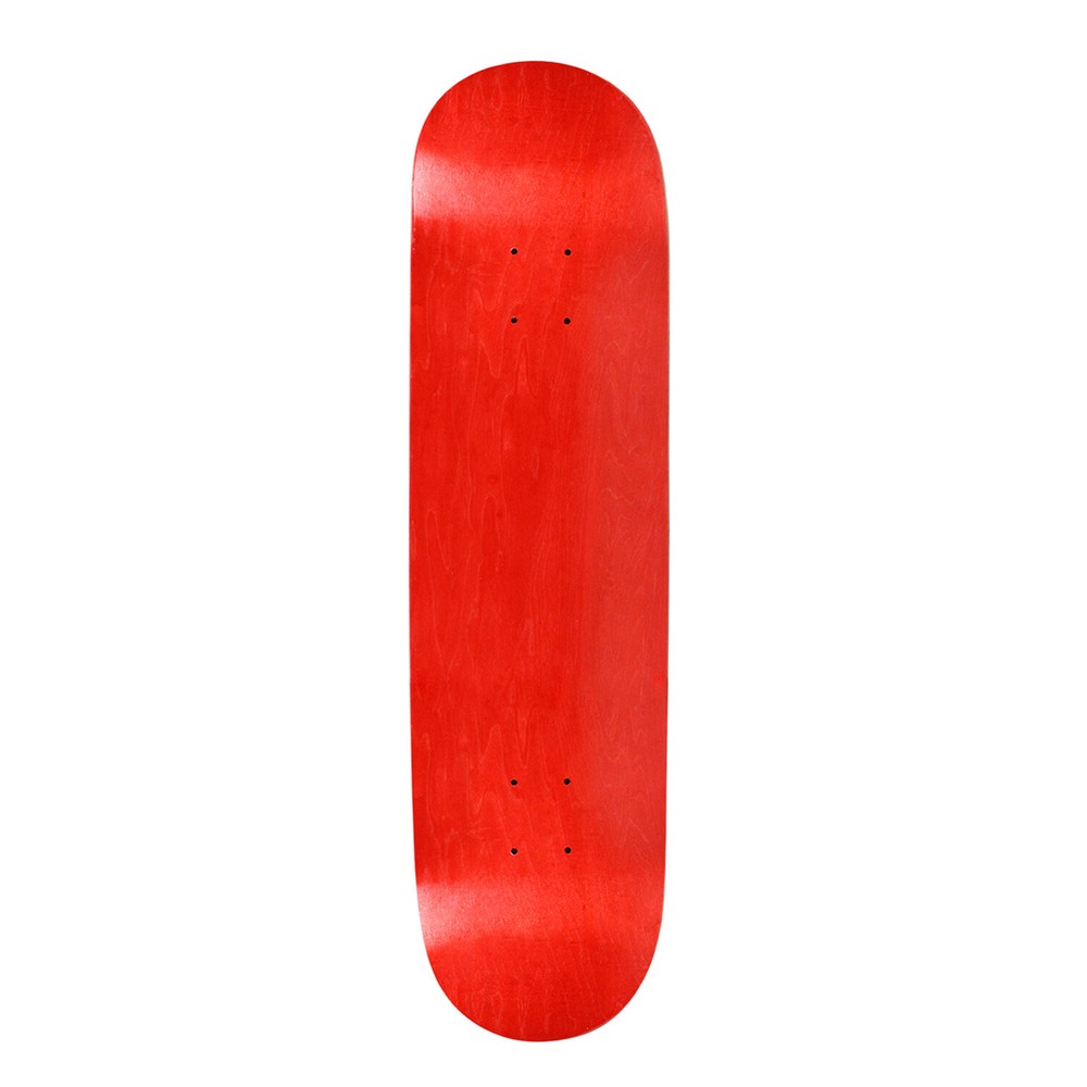 Moose Complete Skateboard Stained Red 8.25" Silver/White Assembled