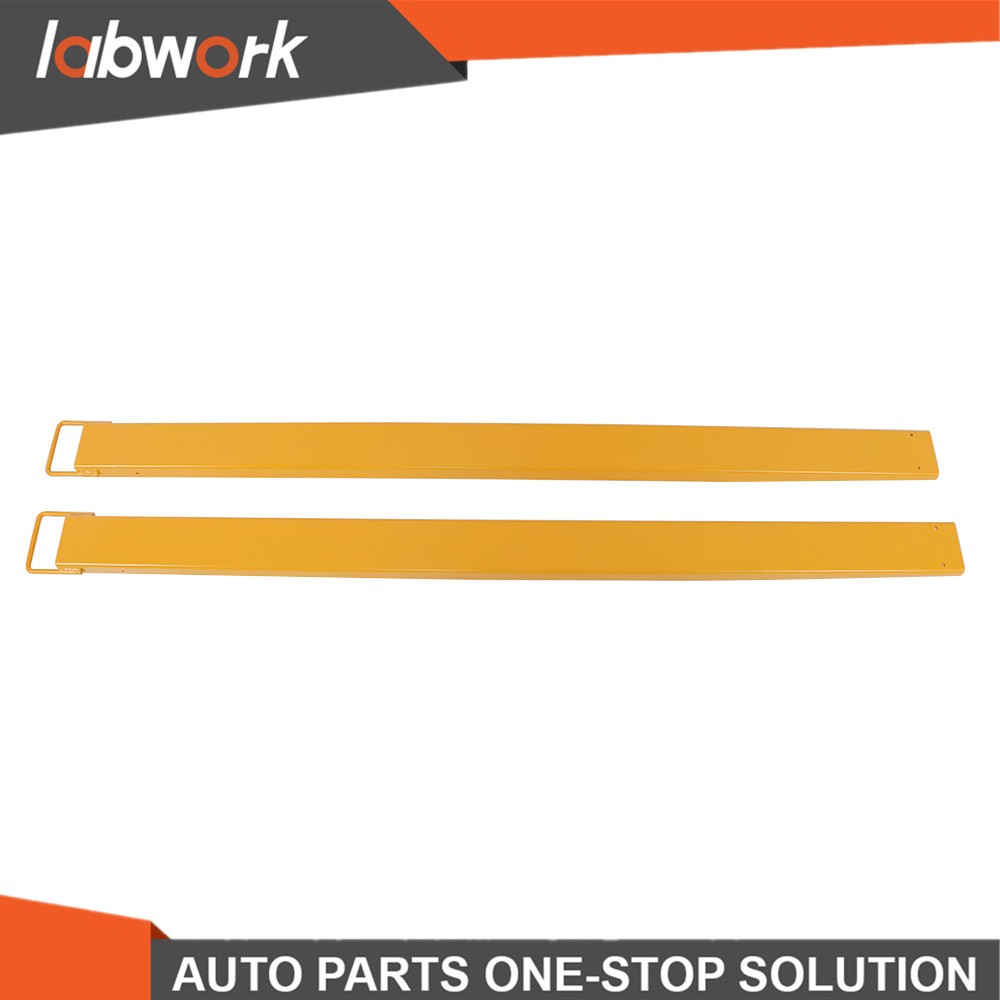 Labwork Pallet Fork Extensions Forklift Extensions 84" x 4.5" Heavy Duty Steel