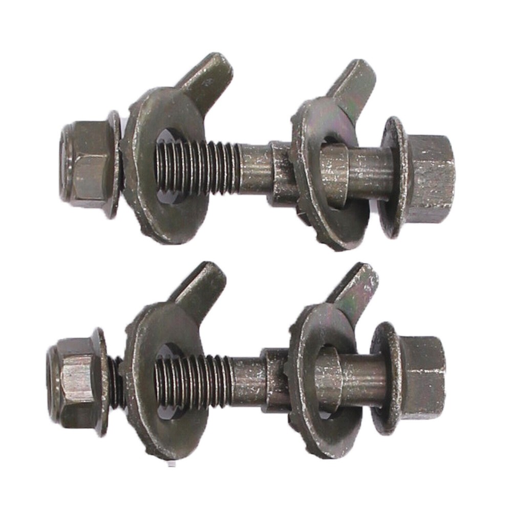 For 14MM ADJUSTABLE CAM BOLTS KITx2 FRONT LEFT & RIGHT CAMBER ALIGNMENT