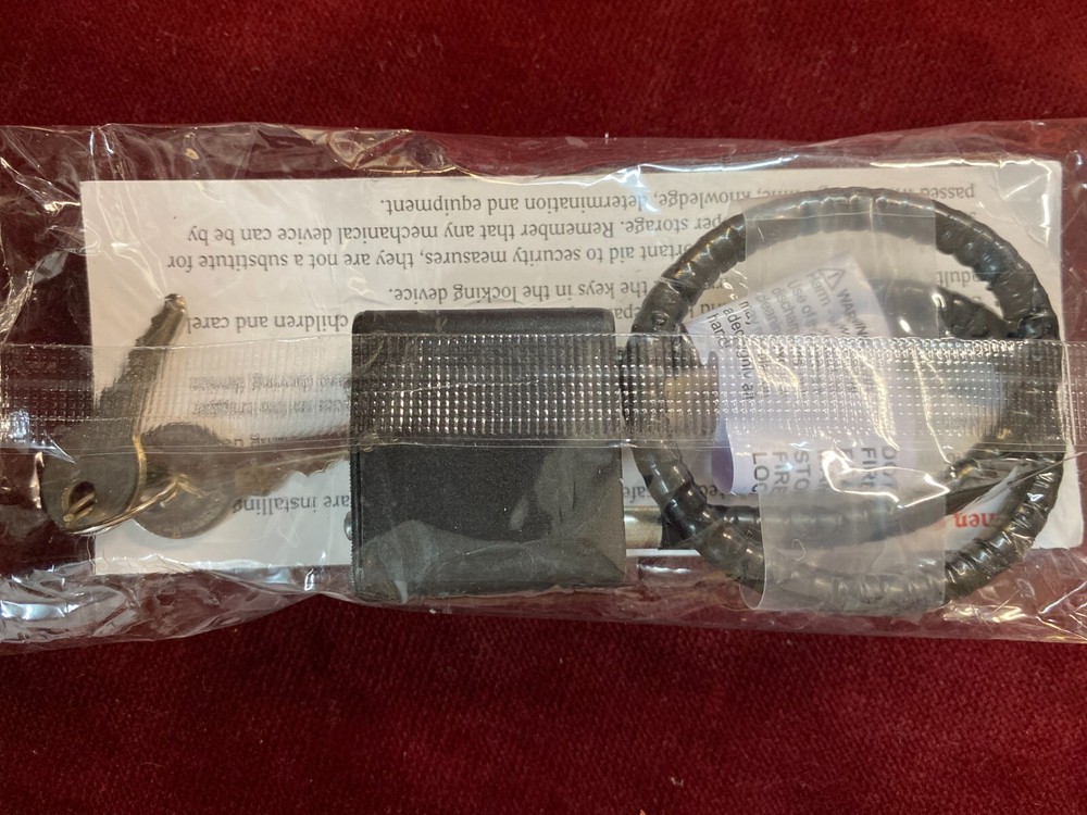 RUGER FIRERAM CABLE LOCK