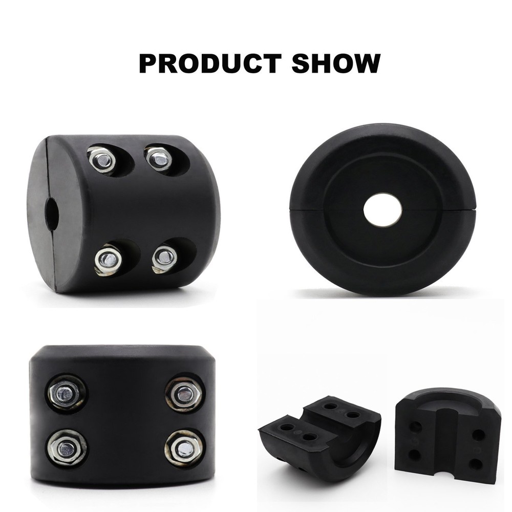 ATV UTV Winch Stopper Rubber Heavy Duty Cable Line Saver Waterproof Rope Hook