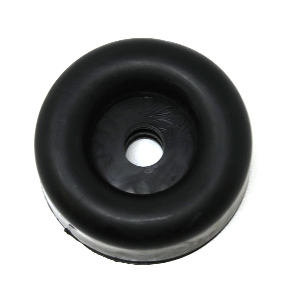 (2, 4, 6) Cargo Trailer Ramp Door Replacement Black Rubber Bumper 2.5 ' Round