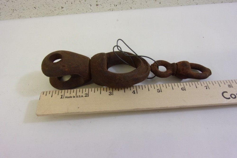 2 Antique Rope Swivels