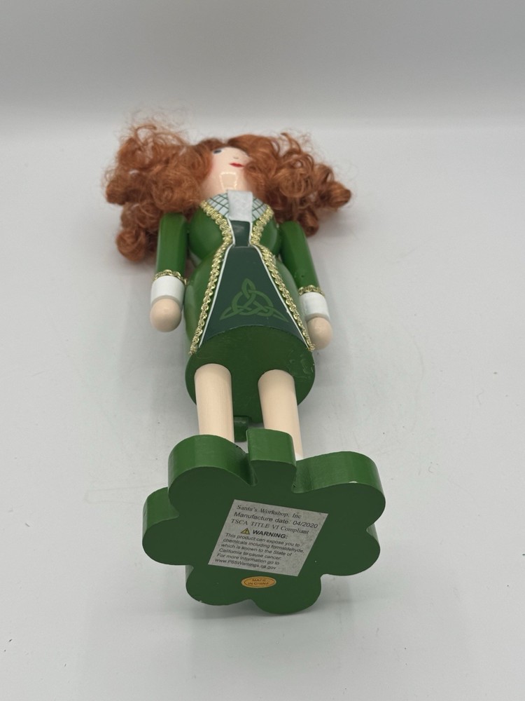 14” Tall Lady Irish Nutcracker