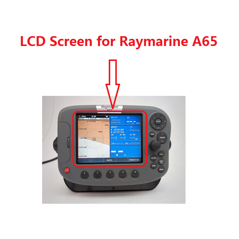 LCD Fit For Raymarine Classic A65 Chart Plotter GPS Display Screen