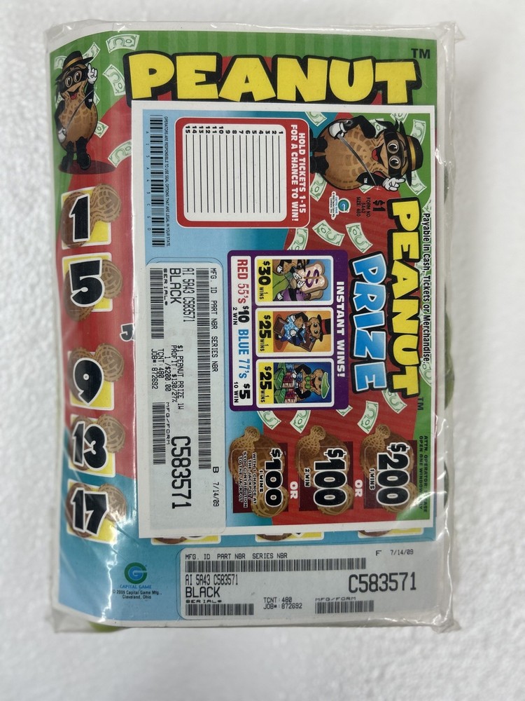 Pull Tickets “ Peanut Prize”